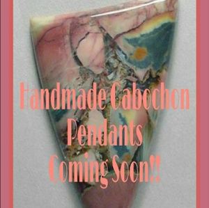 Handmade Gabochon Agate Pendants